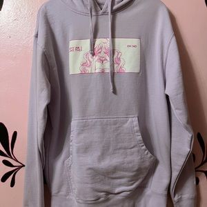 Kawaii anime crying girl hoodie